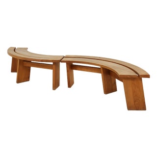 Model S38A Curved Benches by Pierre Chapo, France, 1965 For Sale