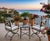 Neoclassical Turkish Powder-Coated Iron Outdoor Seating Set - 3 Pieces For Sale - Image 12 of 12