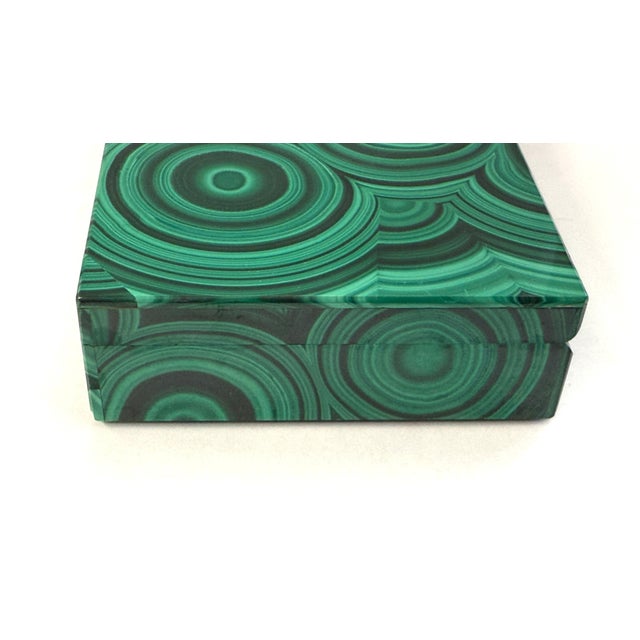 Vintage Malachite Box For Sale - Image 12 of 12