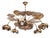 Water Lily Chandelier from Maison Jansen, 1970s For Sale - Image 12 of 12