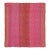 Vintage Frazada Kilim in Pink & Red Geometric Patterns - Rug & Kilim For Sale