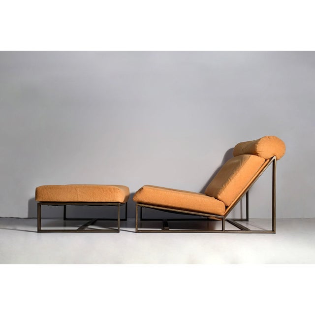 A very scarcely seen variation of the Model B-1739 Lounge chair for Thayer Coggin with a Bronze Finish. Possibly a custom...