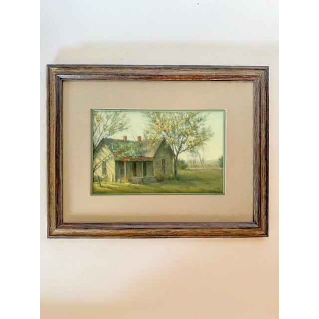Vintage Original Oil Painting, Landscape, by Steve Trower (American, 20th Century) For Sale - Image 9 of 9