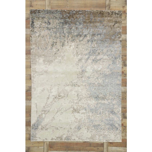 Willem De Kooning Style Abstract Rug, 06'01 X 08'10 For Sale In Dallas - Image 6 of 7