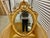 Wood 19th C. French Gilt Oval Mirror For Sale - Image 7 of 10