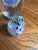 1970s Trio of Blue Glass Vintage Paperweights For Sale - Image 5 of 10