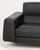 Modern Nicoletti "Simon" Black Leather Three-Seat Sofa For Sale - Image 3 of 9