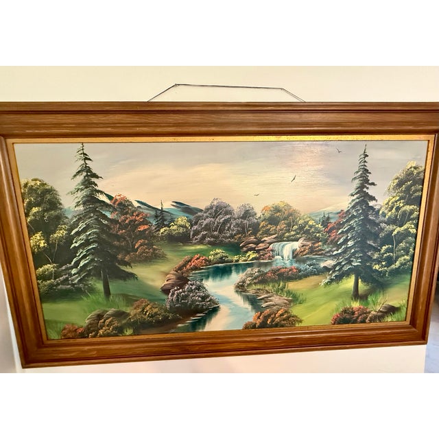 1960s Large Original Oil Painting by Mamie Sherlock For Sale - Image 10 of 12
