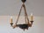 Forest Green Vintage French Empire Bronze Chandelier, 1980s For Sale - Image 8 of 11