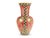 Aqua Oriental Flowers Heritage Vase by Deblona For Sale - Image 8 of 17