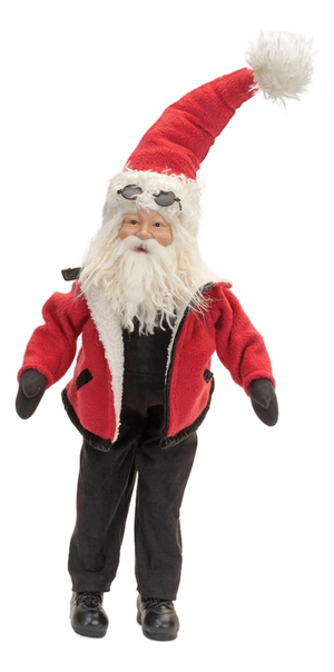 Plush Snow Suit Santa 27.75"