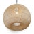 Contemporary Rattan Donut Globe Pendant Light Large For Sale - Image 3 of 12
