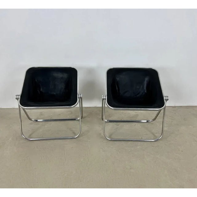 Set of Plone Desk Chair by Giancarlo Pierre Forses for Castles, 1970s For Sale - Image 11 of 12