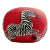 The House of Scalamandré Zebras Sphere Pillow, Masai Red For Sale