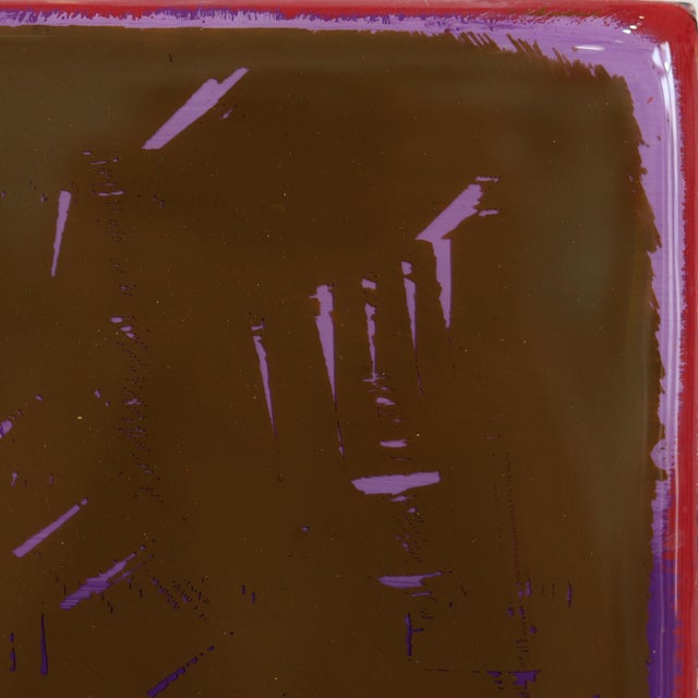 The Window 348 - Original Minimalist Mixed Media Acrylic and Resin Painting on Wood Panel by Ricky Hunt For Sale - Image 4 of 9