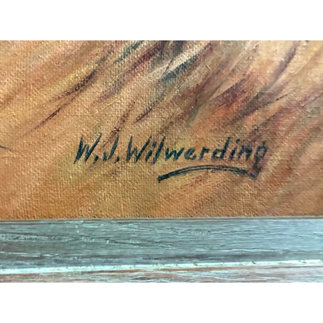 Mid 20th Century Walter J. Wilwerding Oil Painting For Sale - Image 9 of 12