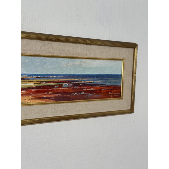Stig Jonzon, Red Seaweed, Bredsätra Öland, 1966, Oil on Panel For Sale - Image 4 of 13