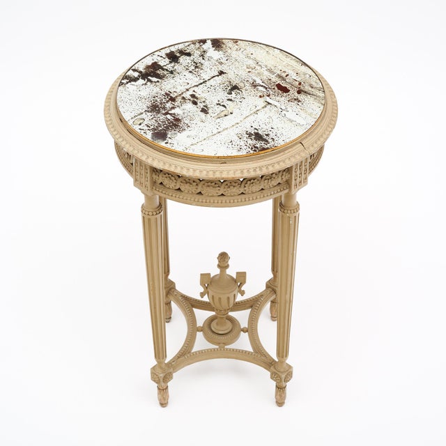 1920s French Painted Antique Gueridon For Sale - Image 5 of 9