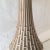 Mid - Century Brown and Tan Bamboo - Motif Ceramic Lamp For Sale - Image 11 of 13
