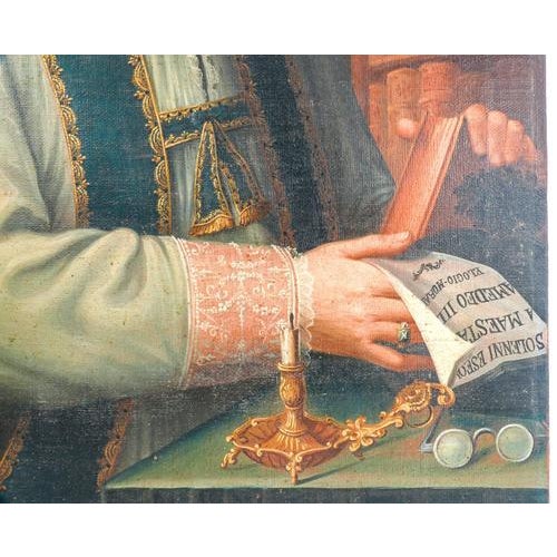 Stefano Chiantore, Portrait of a Man, 1796, Oil Painting, Framed For Sale - Image 6 of 18