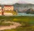 San Quentin Prison — Greenbrae Overlook Original oil painting by L. Haas, 8 x 12 in unframed primed board, signed. A...