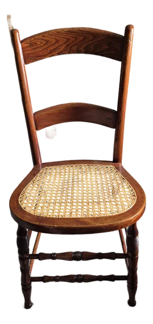 Late 19th Century French Country Side Chair With Cane Seat