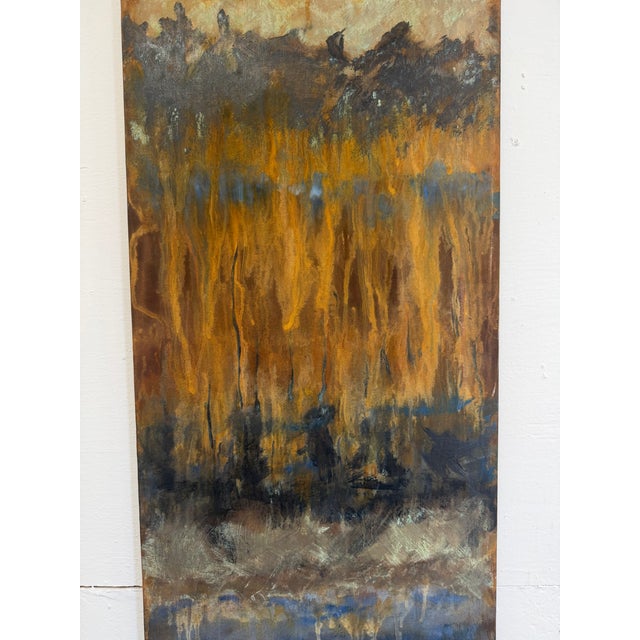 1960s Midcentury Modern Abstract Painting For Sale - Image 5 of 5