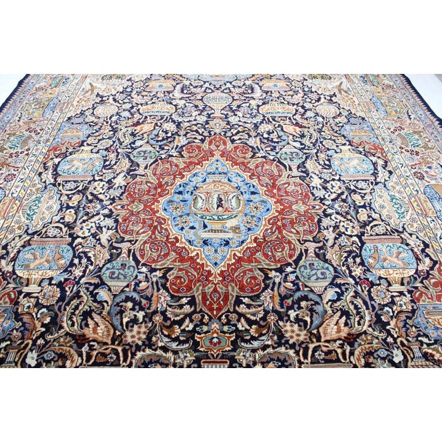 Hand-Knotted Kashmar Rug For Sale - Image 5 of 11
