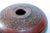 Oxblood Red Vintage Asian Red and Black Painted Wooden Round Lidded Box With Metal Ring Handle For Sale - Image 8 of 17