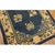 Royal Blue 1920s Antique Medallion Oriental Chinese Blue Wool Rectangle Knotted Small Rug For Sale - Image 8 of 12