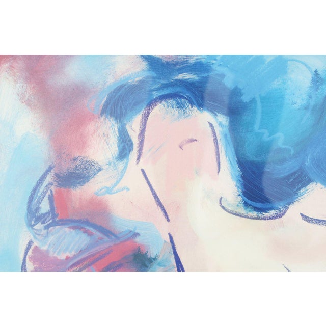 19th Century Framed "Ballet" Abstract Silkscreen For Sale In Providence - Image 6 of 8