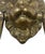 Metal Vintage English Brass Lion Head Door Knocker For Sale - Image 7 of 9