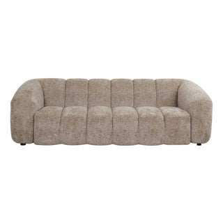 Modella Upholstered Chenille Sofa For Sale