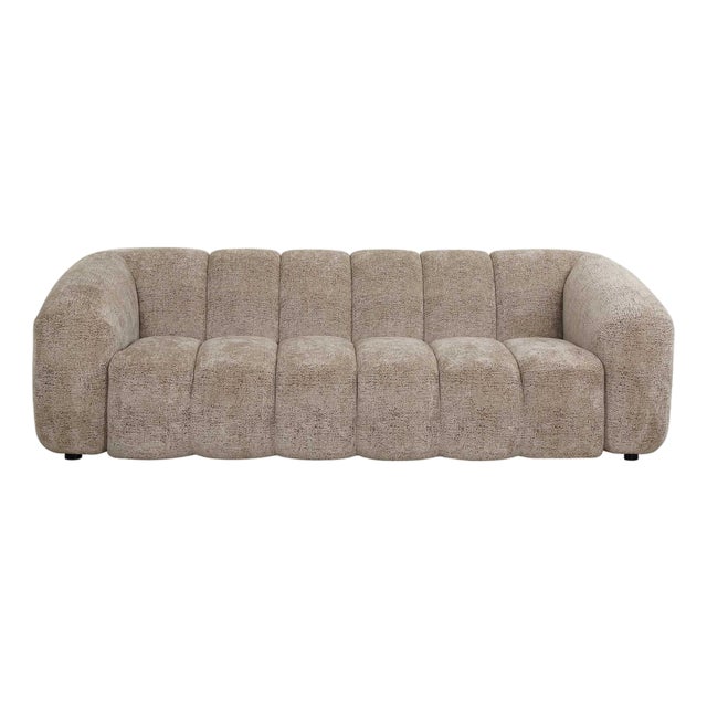 Modella Upholstered Chenille Sofa For Sale
