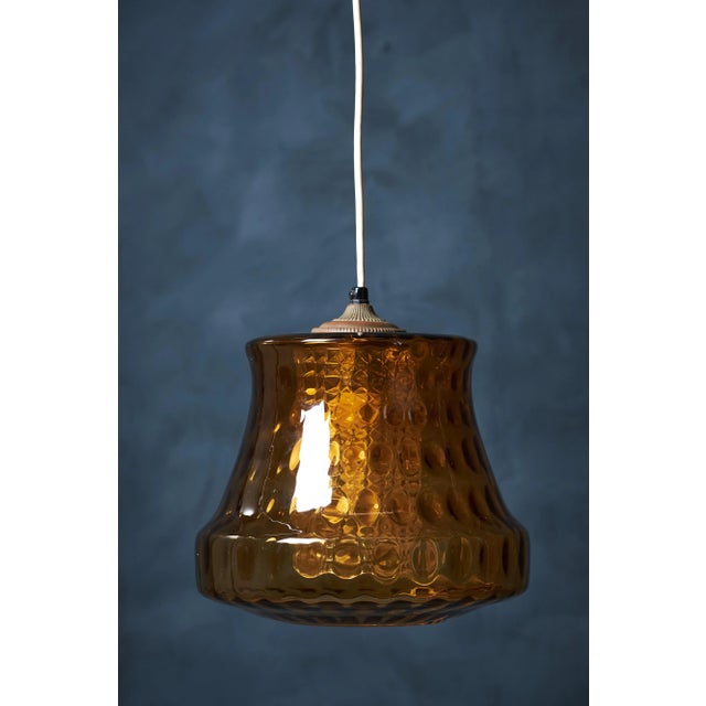 Swedish Green Crystal Pendant, 1960s For Sale - Image 4 of 11