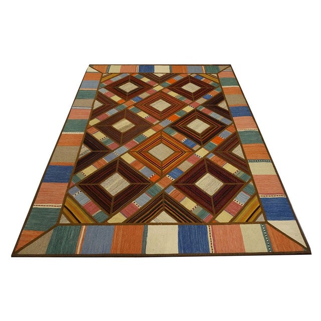 *Close-Out* Condition: New Origin: Turkey Design: Retro Kilim Flatweave Actual Size: 5.3 X 7.3 Color: Beige, Blue, Ivory,...