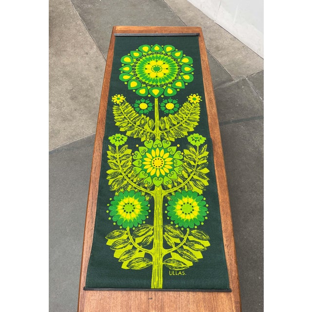 Mid-Century Modern Swedish Linen Wall Tapestry from Ulla Scheuer, 1960s For Sale - Image 15 of 18