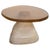 Fused Salmon Glass and White Oak Side Table by Alexander Knysch For Sale - Image 10 of 10