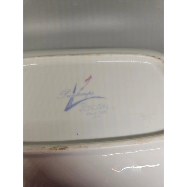 Mid-Century Modern Vintage 1970's Toscany Printemps Collection Platter/Bowl For Sale - Image 3 of 3