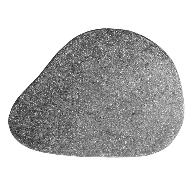 Contemporary Boulder Outdoor Stool Side Table For Sale - Image 3 of 4