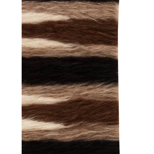 Early 21st Century Taurus Collection Striped Goat Hair Rug by Doris Leslie Blau For Sale - Image 5 of 8