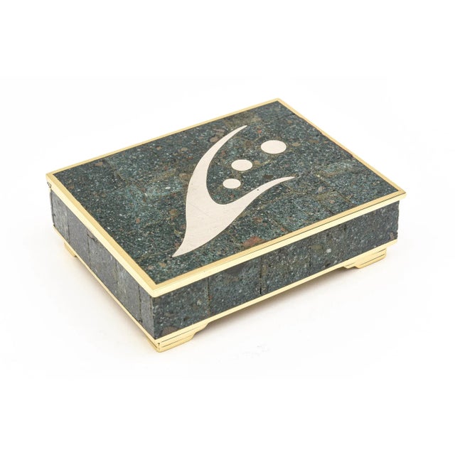 This stunning and hallmarked signed hinged vintage box is the the master silversmith from the 1950's named Sigi Pineda. It...