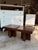 Mid-Century Modern 1960s Walnut Cruciform Side Tables Attributed to Milo Baughman, Pair For Sale - Image 3 of 12