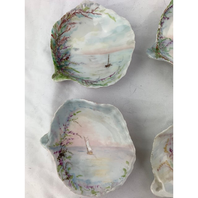 Late 20th Century Limoges France Oyster Cups, Set of 12 For Sale In Los Angeles - Image 6 of 9