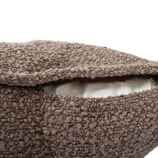 Chocolate 24" Barbet Chocolate Down Pillow For Sale - Image 8 of 9