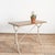 Antique French Wrought Iron Garden Bistro Table with Wooden Top, 1920s For Sale - Image 10 of 10