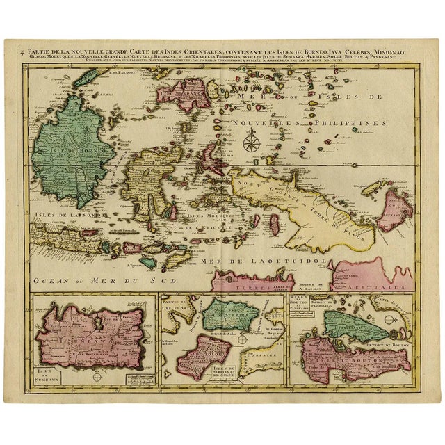 Map of Indonesian Islands, 1792 For Sale