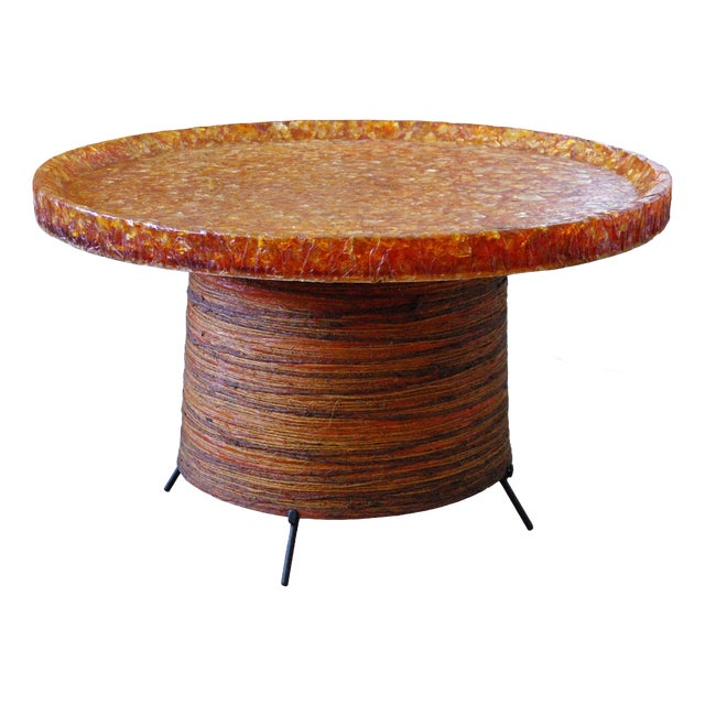 French Resin Coffee Table from Accolay, 1970 For Sale