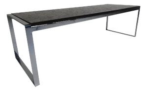 Slate Top Mid-Century Modern Coffee Table