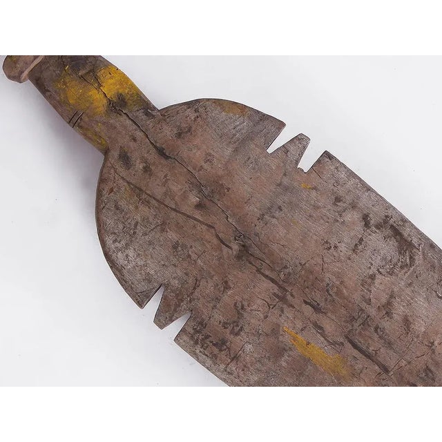 Large Mid-Century Bedouin Tent Beam in Wood, Sahara For Sale - Image 6 of 13